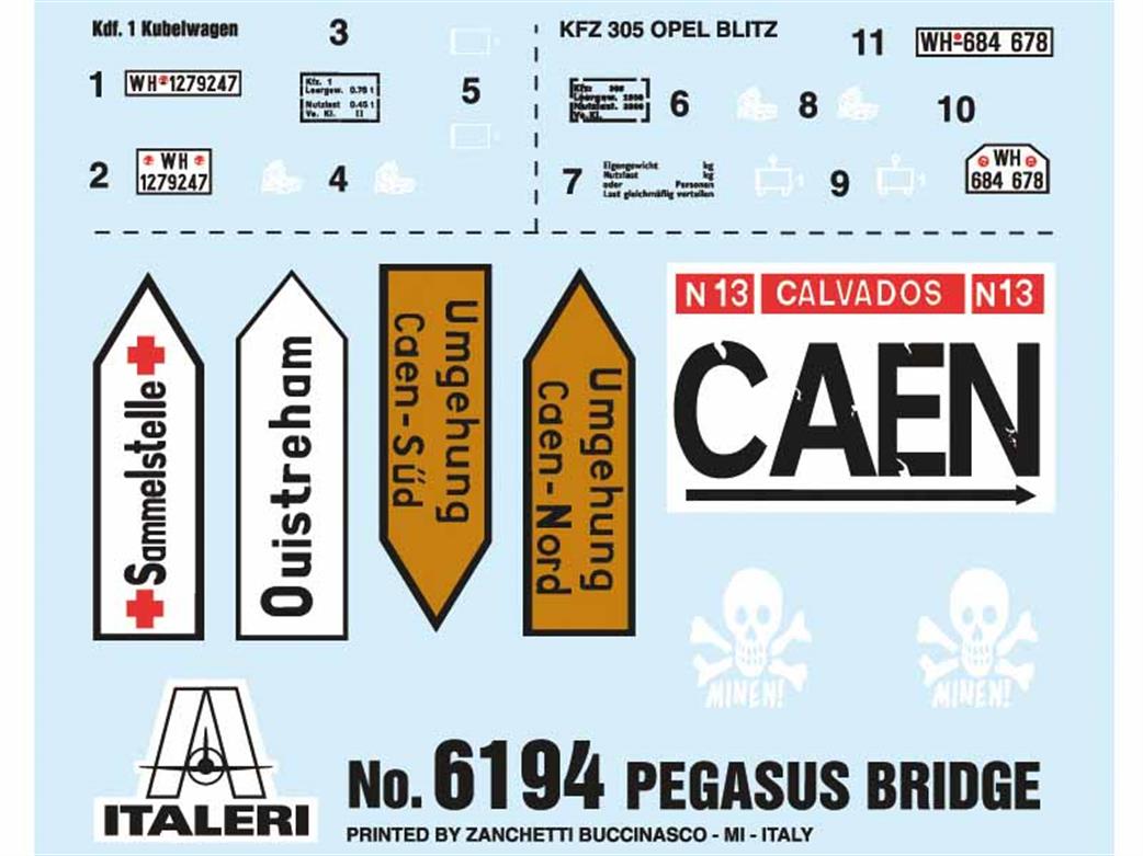 Italeri 6194 Decals