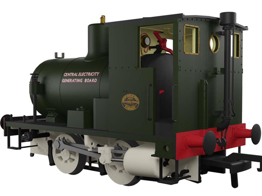 Rapido Trains OO 965009 Barclay fireless steam locomotive CEGB Gloucester dark green