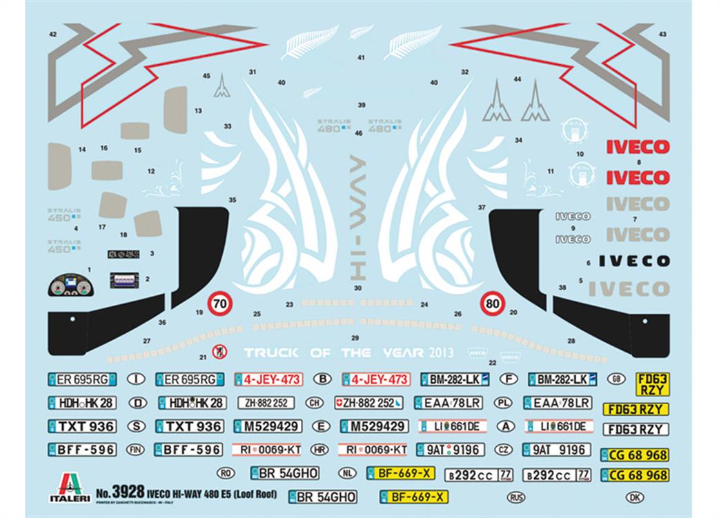 Italeri 3928 Decals