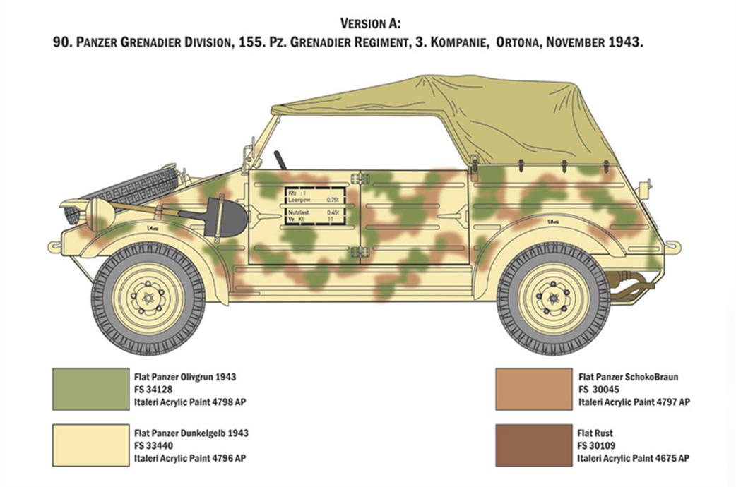 Italeri 7405 Paint Scheme 1 