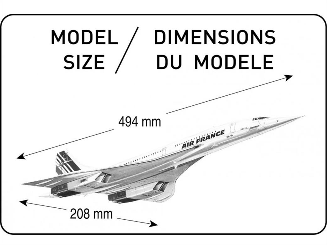 Heller 80445 Model Size