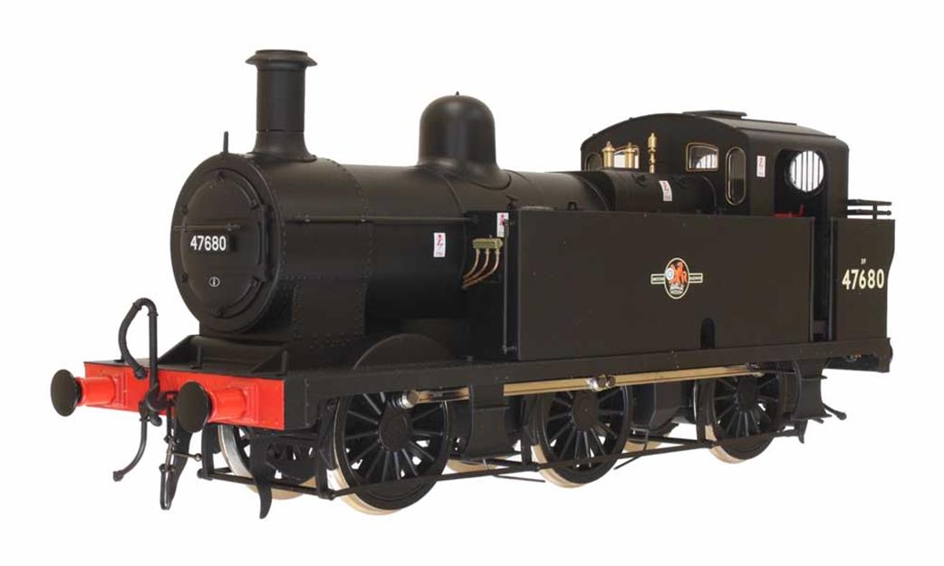 Dapol O gauge LMS 3F Jinty BR 47680 black late crest