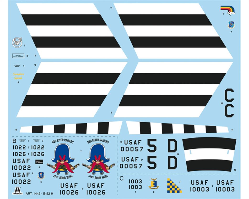 Italeri 1442 Decal Sheet 2