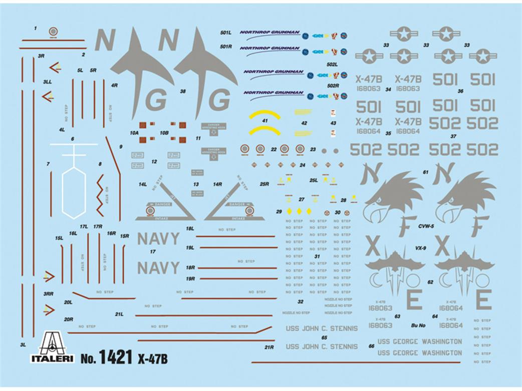 Italeri 1421 Decals