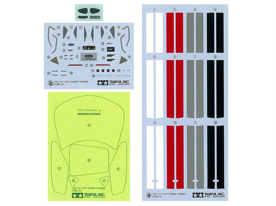 Tamiya 24346 Decal Sheets