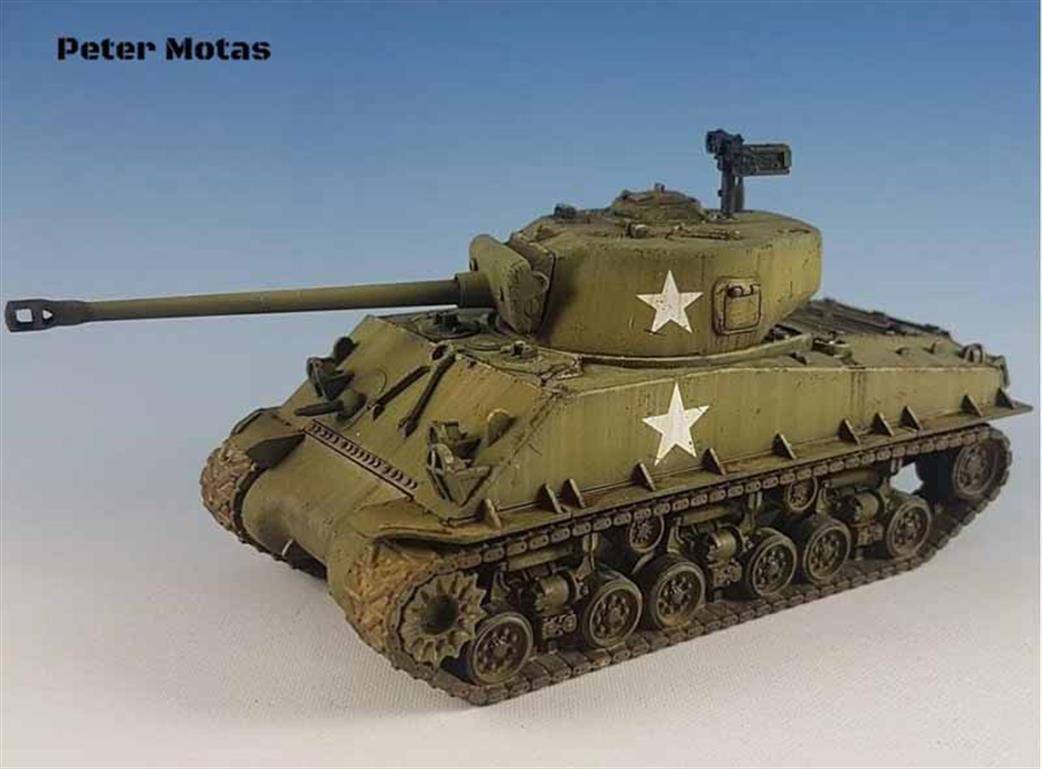 rubicon plastic model kit 280042 m4a3 sherman tank