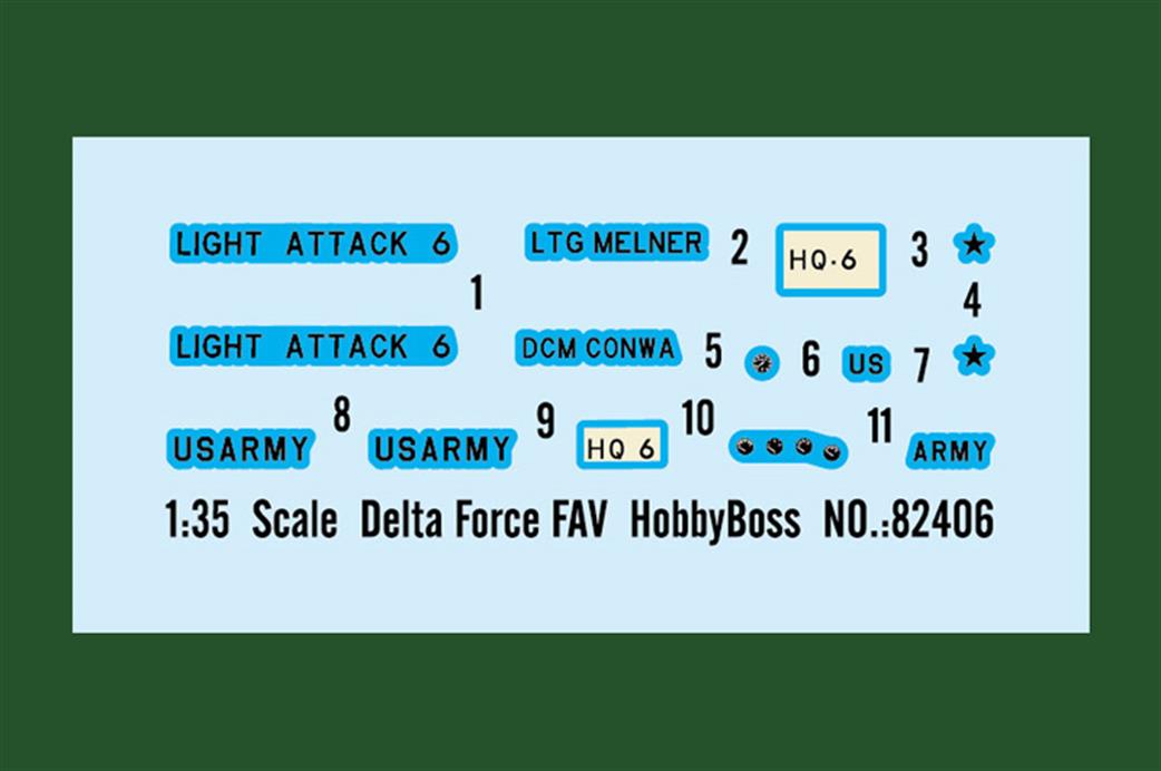 Hobbyboss 82406 Decals