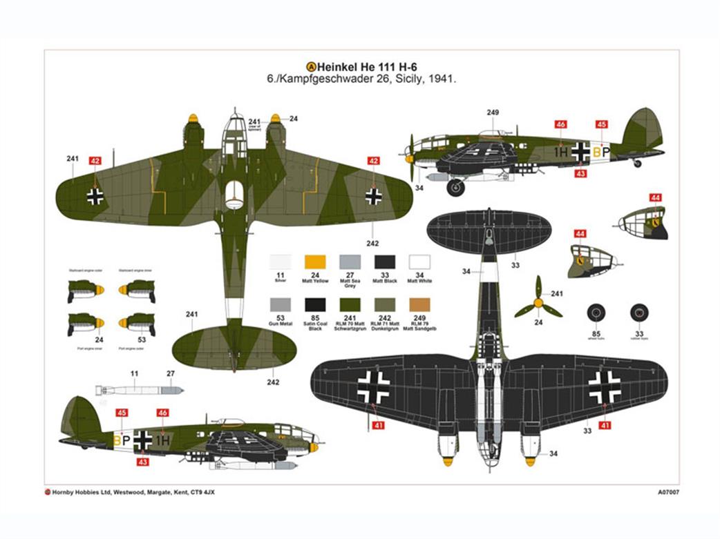 Airfix A07007 Camo 1 Sheet