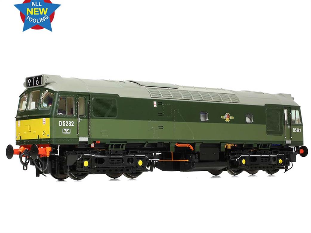 Bachmann OO gauge model 32-341 BR class 25/2 locomotive D5282 two-tone green