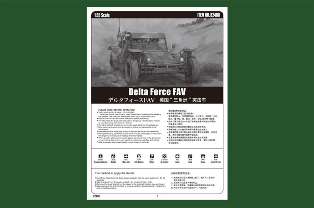 Hobbyboss 82406 Instructions