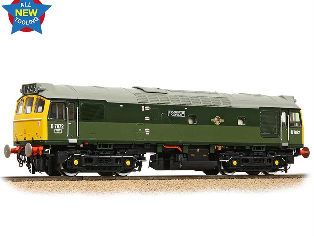 Bachmann OO gauge model 32-334 BR clas 25/3 D7872 Tamworth Castle heritage two tone green