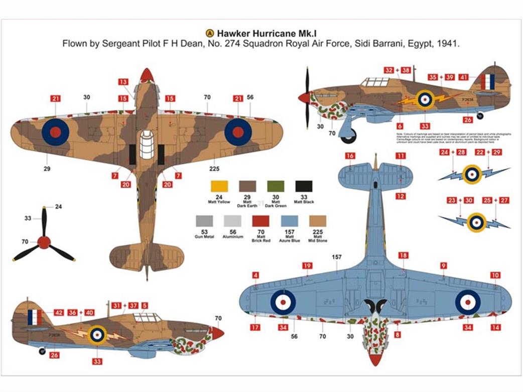 Airfix A05129 Camo 1 Sheet