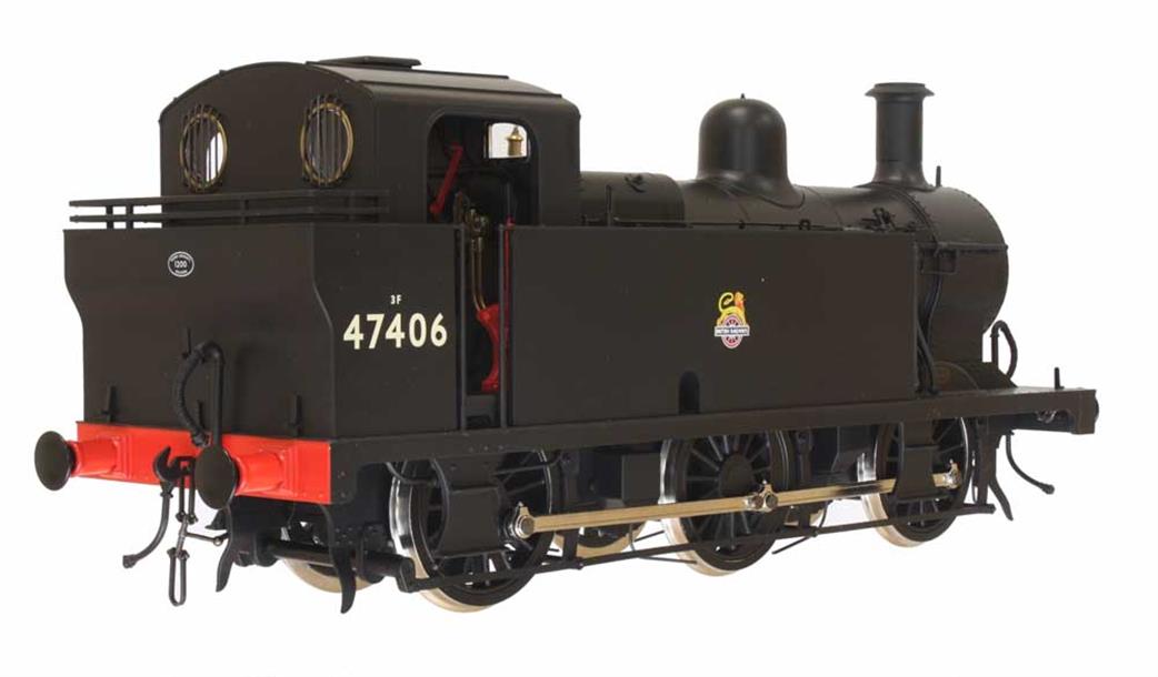 Dapol O gauge 3F Jinty 47406 BR early