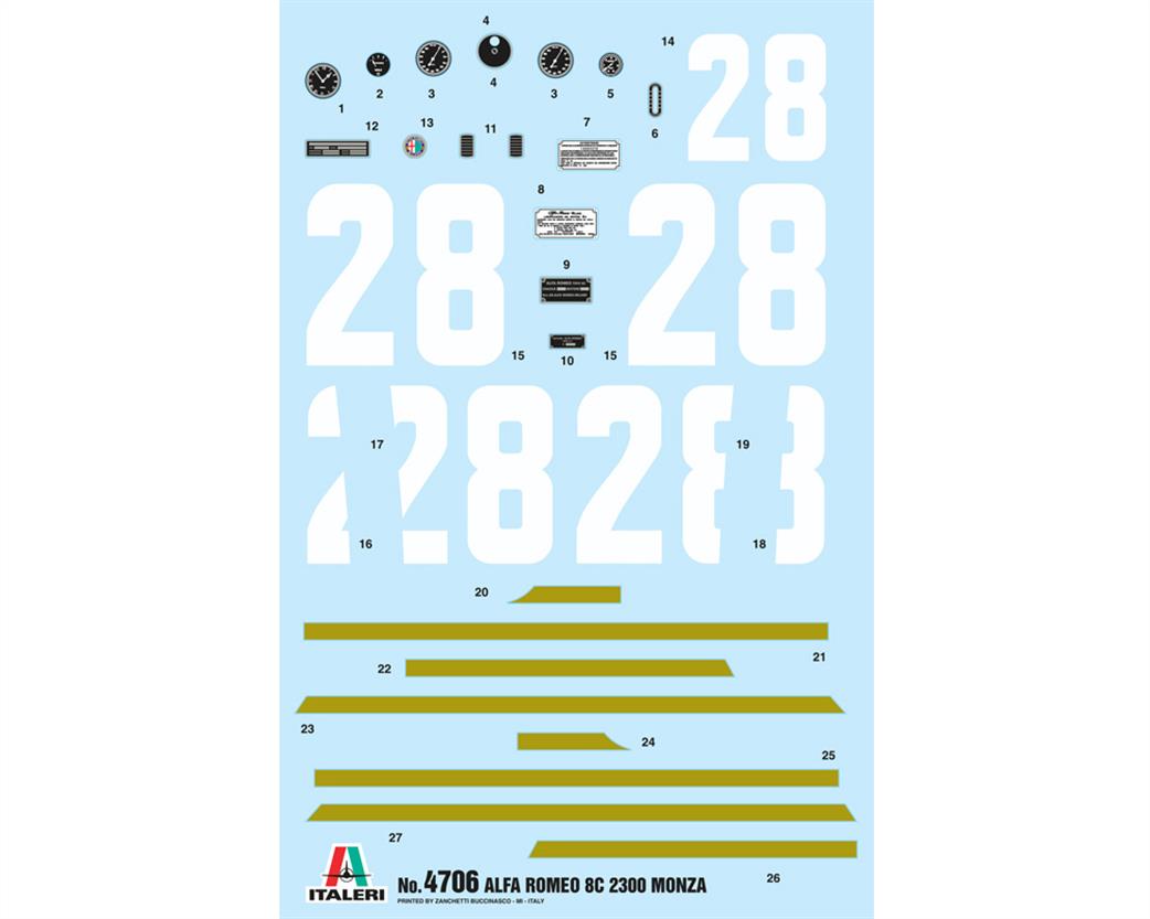 Italeri 4706 Decals