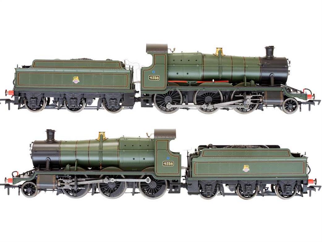 Dapol OO gauge GWR 43xx churchward mogul GWR 4358 br lined green early