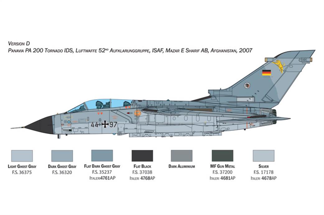 Italeri 2520 Tornado IDS 40th Anniversary Plastic Kit