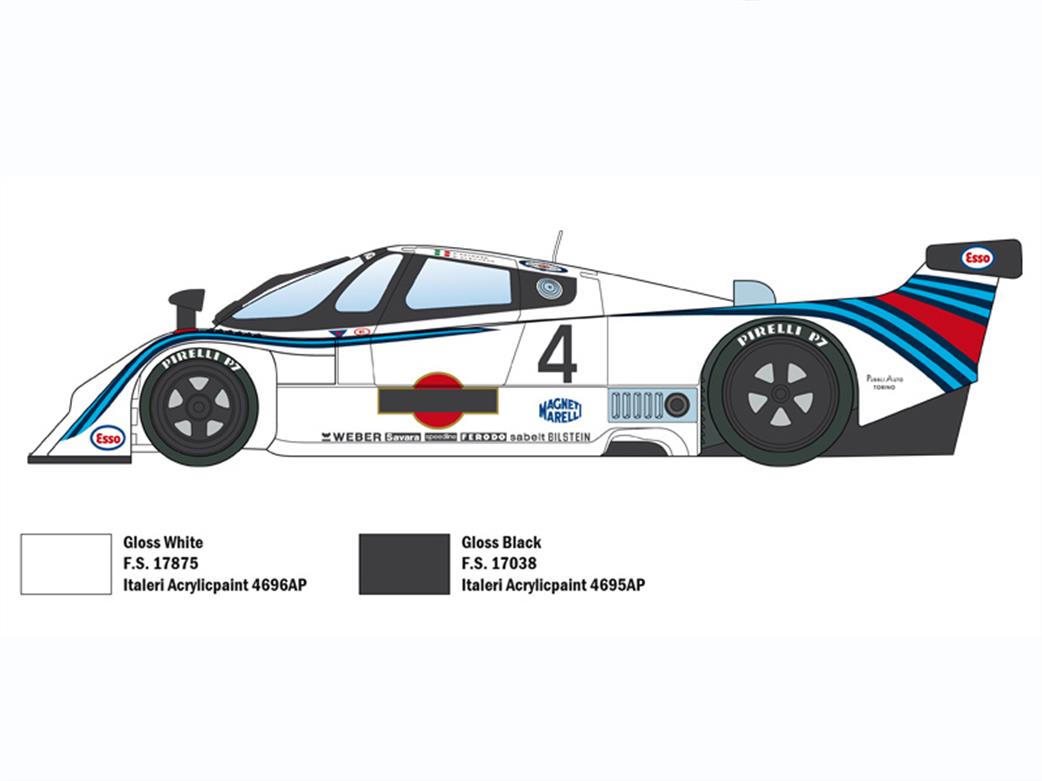 Italeri 3641 Colour Scheme