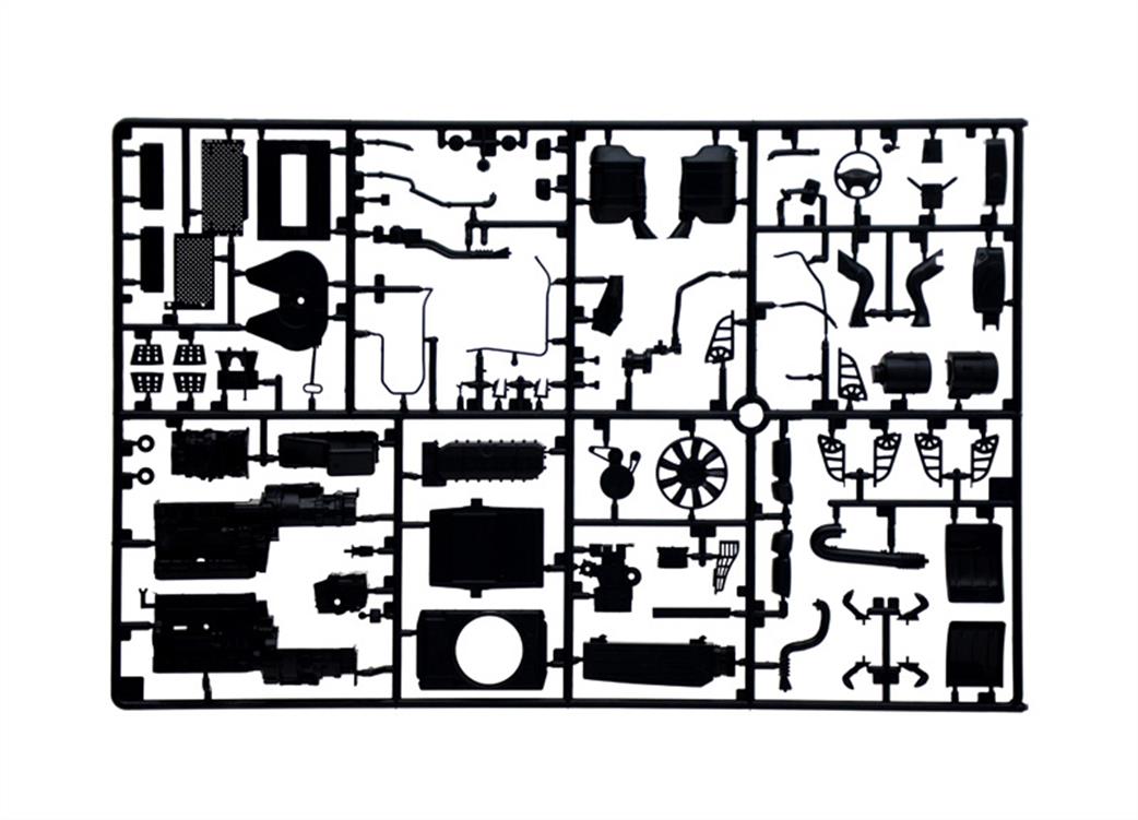 Italeri 3928 Engine Parts