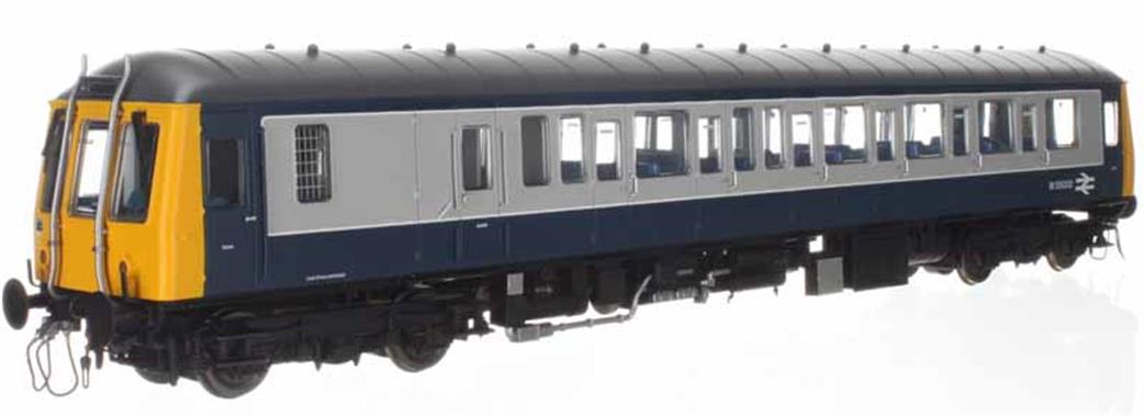 dapol o gauge class 122 single car dmu blue & grey