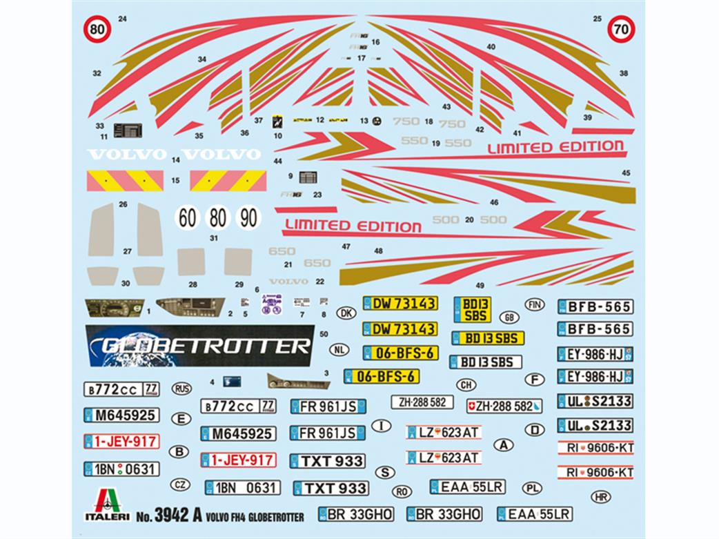 Italeri 3942 Decals