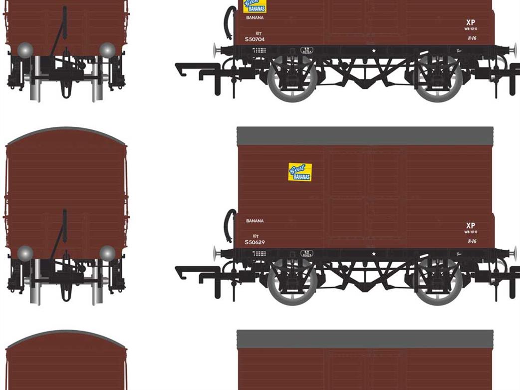 Accurascale ACC2408 OO gauge SR D1478 banana van