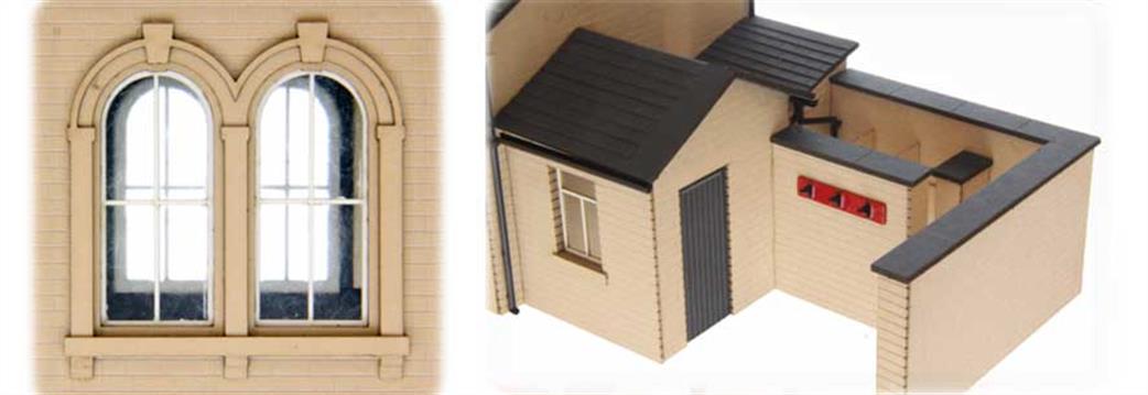 Dapol O gauge 7B-001-001 MR Oakwroth station building kit