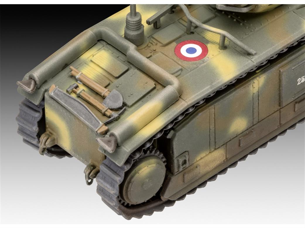 Revell 03278 Char B.1 Rear