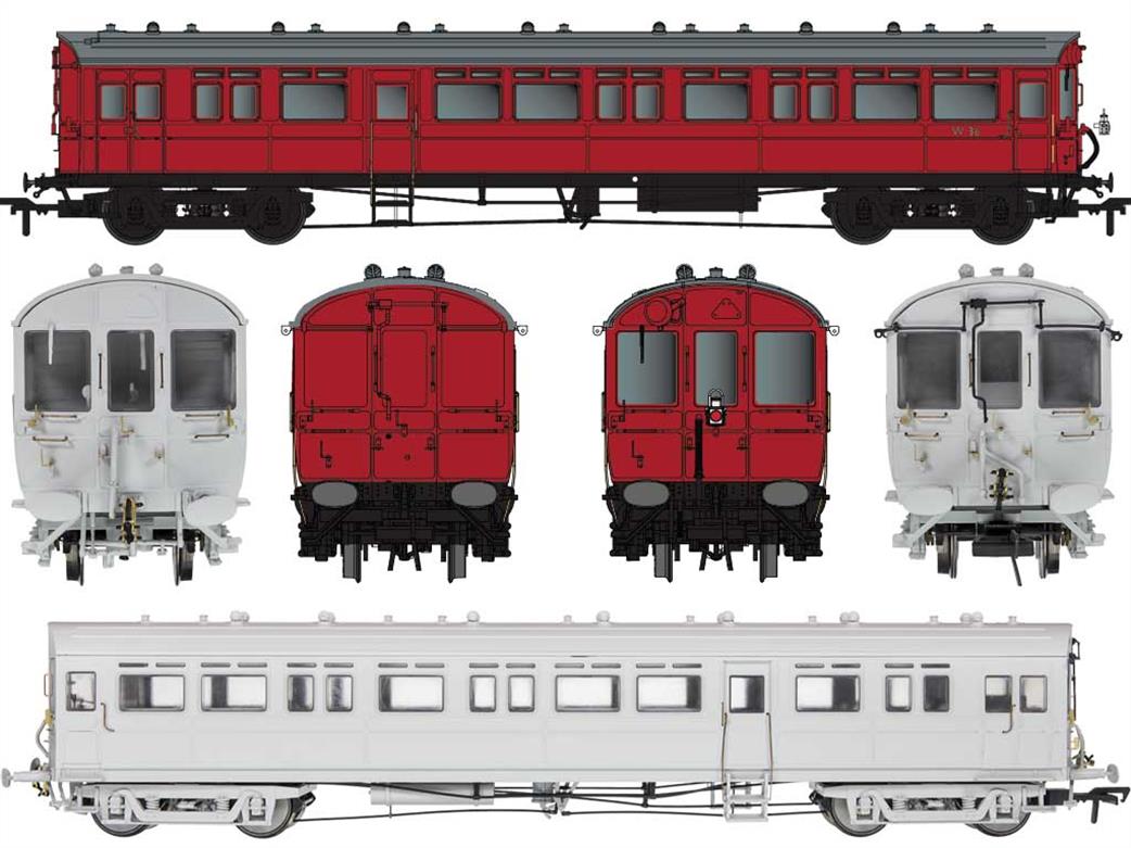 Dapol OO GWR diagram N autocoach