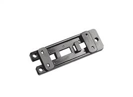 A set of five mounting plates with attachment slots for PL10 point motors. This allows the motor to be mounted beneath the baseboard, avoiding the need to make a large hole to accommodate the motor directly beneath the point.