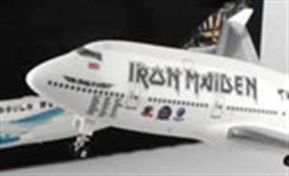 Skymarks 1/200 Iron Maiden Boeing B747-400 with Landing Gear SKR899Skymarks SKR899 1/200th plastic model of the Boeing B747-400 from the Iron Maiden The Book of Souls World Tour.