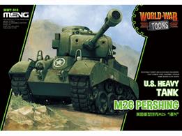 This is the 10th World War Toons game based plastic model kit presented by MENG and Studio Roqovan. This MENG WWT-010 U.S. Heavy Tank M26 Pershing carries the features like snap-fit design and excellent building experience of the WWT series. Come on and enjoy this kit! 