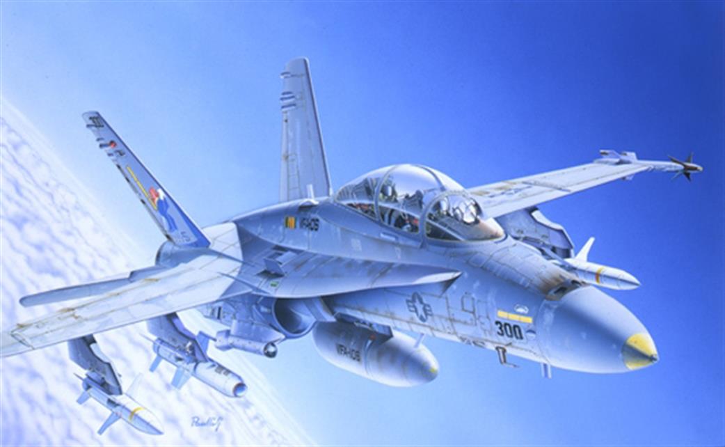 Italeri 1/72 016 F/A18 C/D Wild Weasel Navy Fighter Aircraft