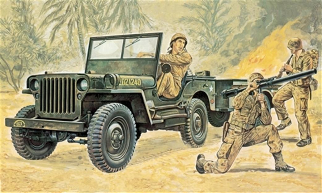 Italeri 1/35 314 US Willys Jeep Light Multi Purpose Jeep WW2