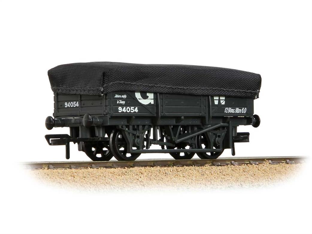 Bachmann OO 33-088B GWR 5 Plank China Clay with Tarpaulin Cover GWR Grey