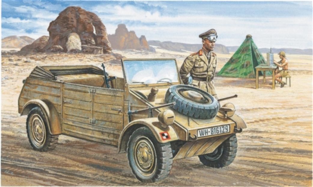 Italeri 1/35 312 German Volkswagen 82 Kubelwagen WW2