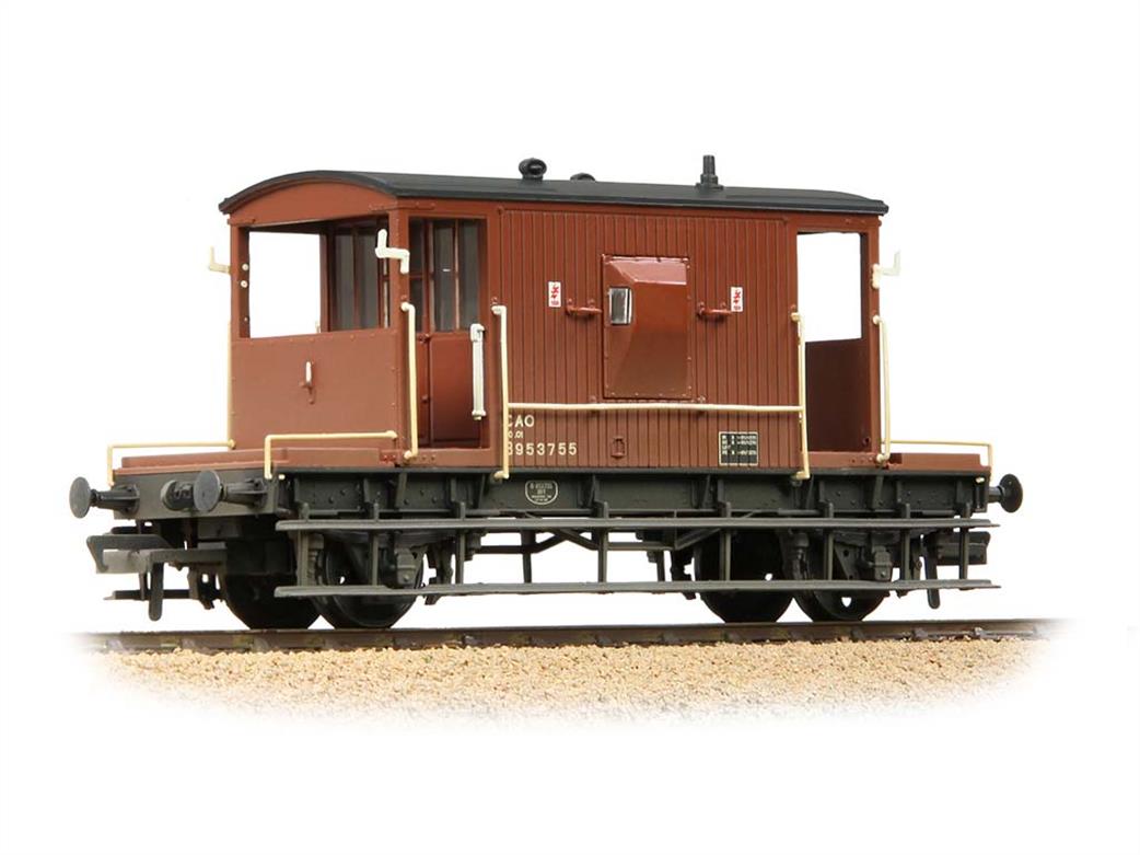 Bachmann OO 37-532B BR 20-ton Guards Brake Van CAP Bauxite Weathered