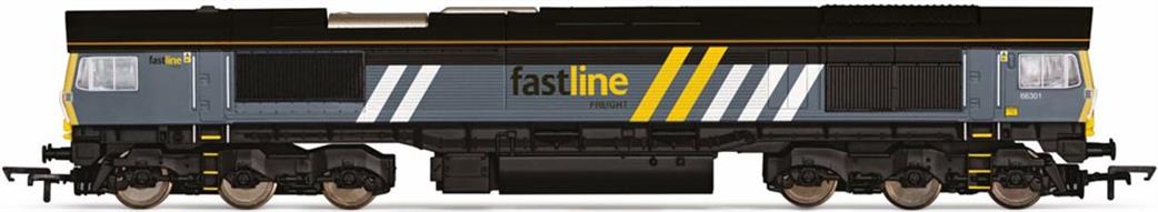 Hornby OO R30167 Fastline Class 66 Co-Co 66301 Diesel Locomotive Era 11