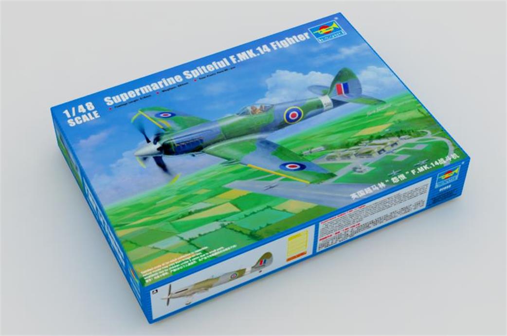 Trumpeter 1/48 02850 Supermarine Spiteful F XIV Fighter Kit