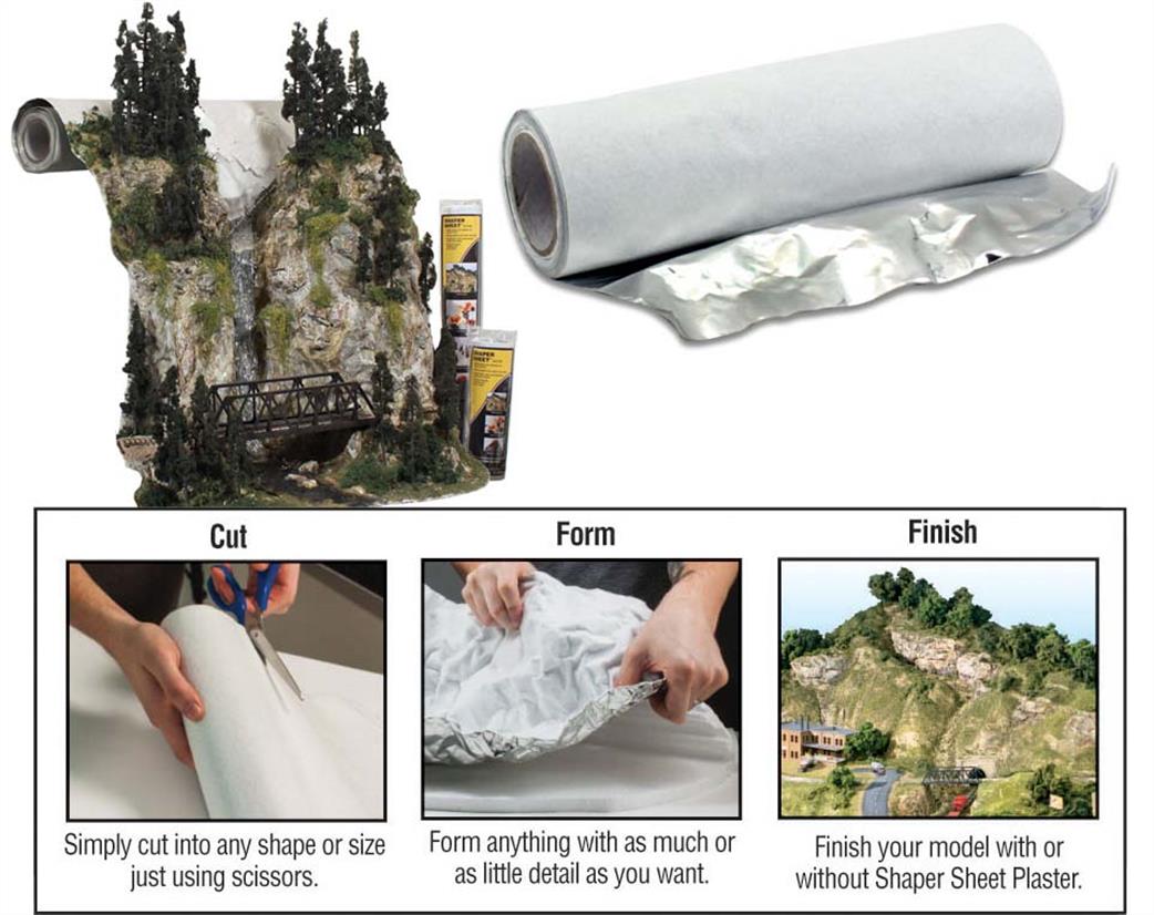 Woodland Scenics  C1178 9in Width Shaper Sheet Terrain Cloth