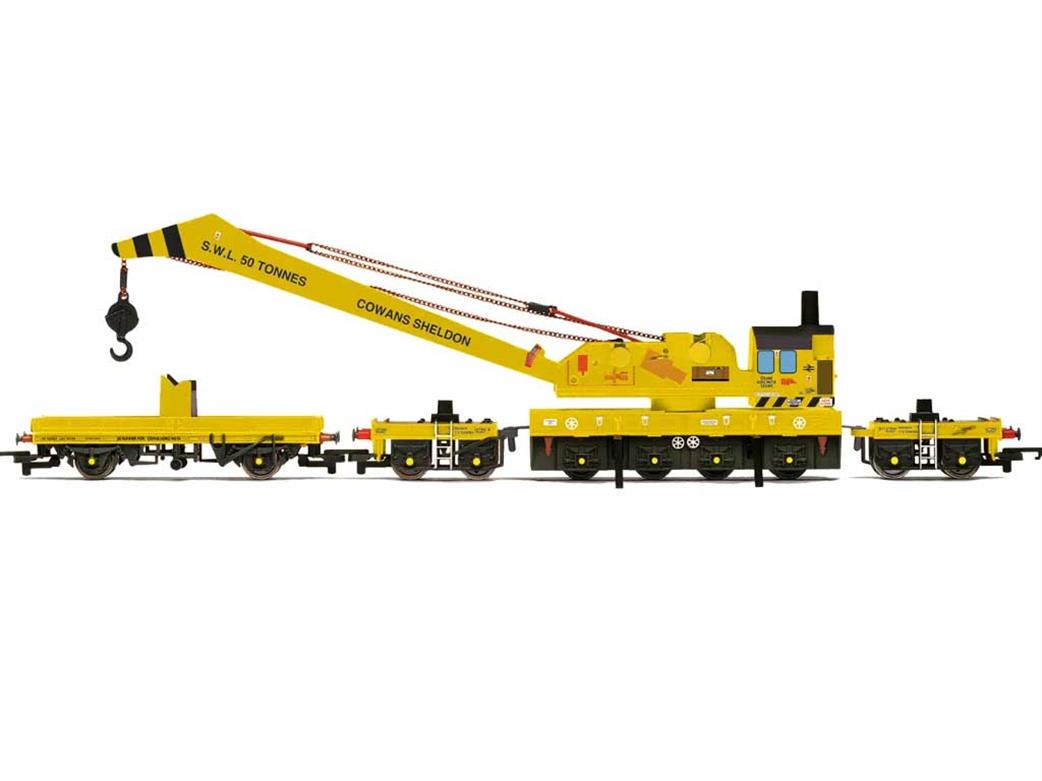 Hornby OO R60123 BR Operating 75ton Breakdown Crane Yellow One One Collection