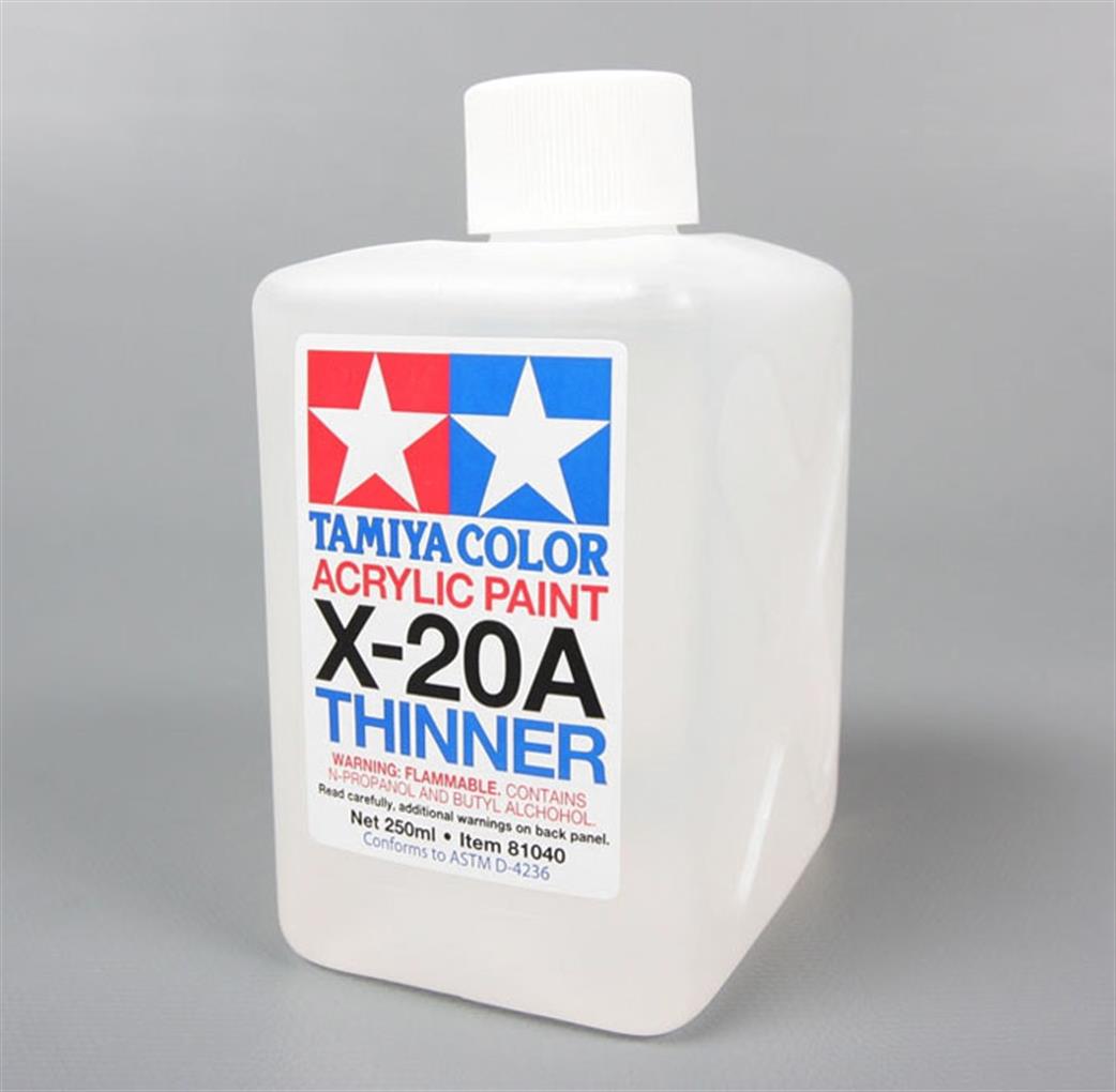 Tamiya  X-20A/250 X20A Acrylic Thinners 250ml Bottle