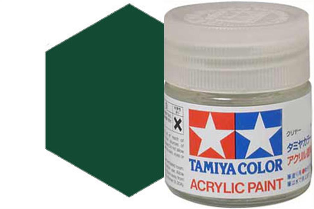 Tamiya  XF-27 XF27 Mini Acrylic Paint Black Green 10ml