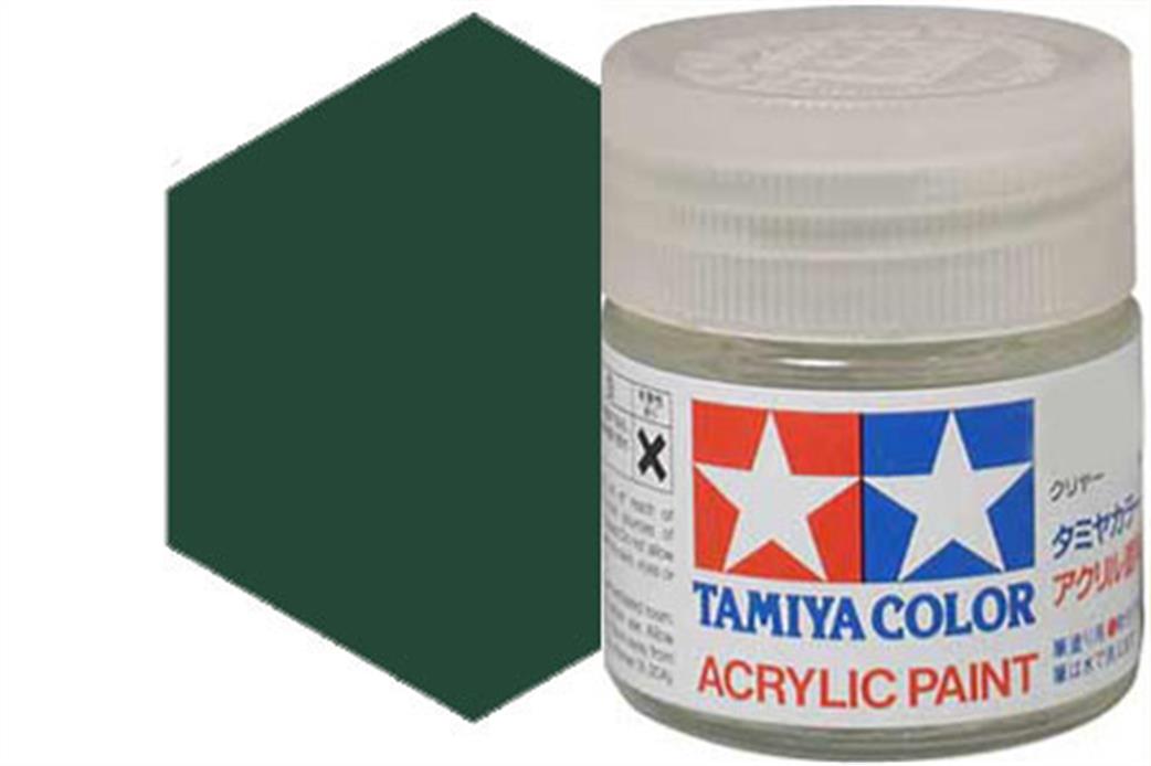 Tamiya  XF-70 XF70 Mini Acrylic Paint Dark Green 2 10ml