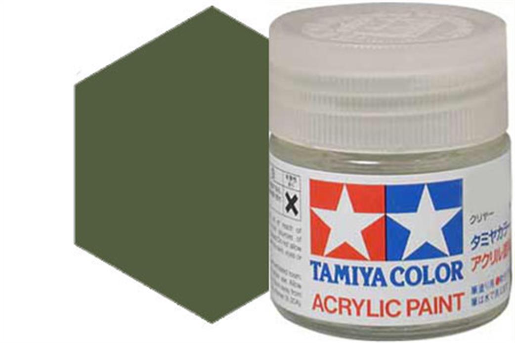 Tamiya  XF-62 XF62 Mini Acrylic Paint Olive Drab 10ml