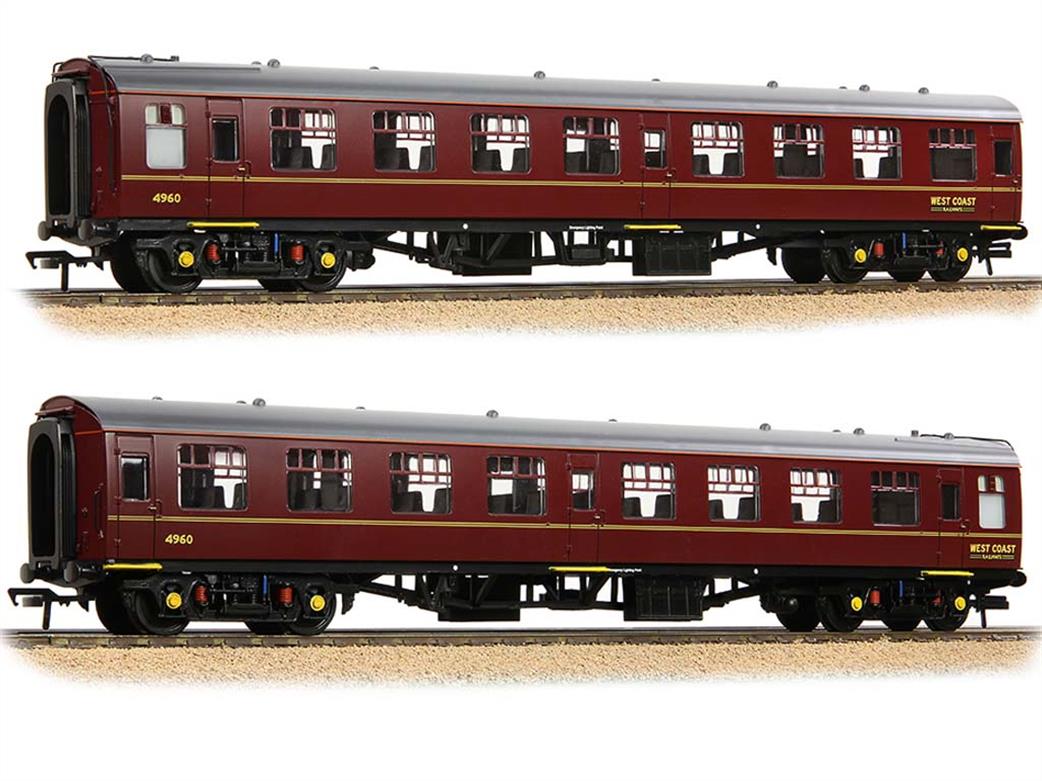 Bachmann OO 39-059 BR Mk1 TSO Second Class Open Coach Maroon WCRC