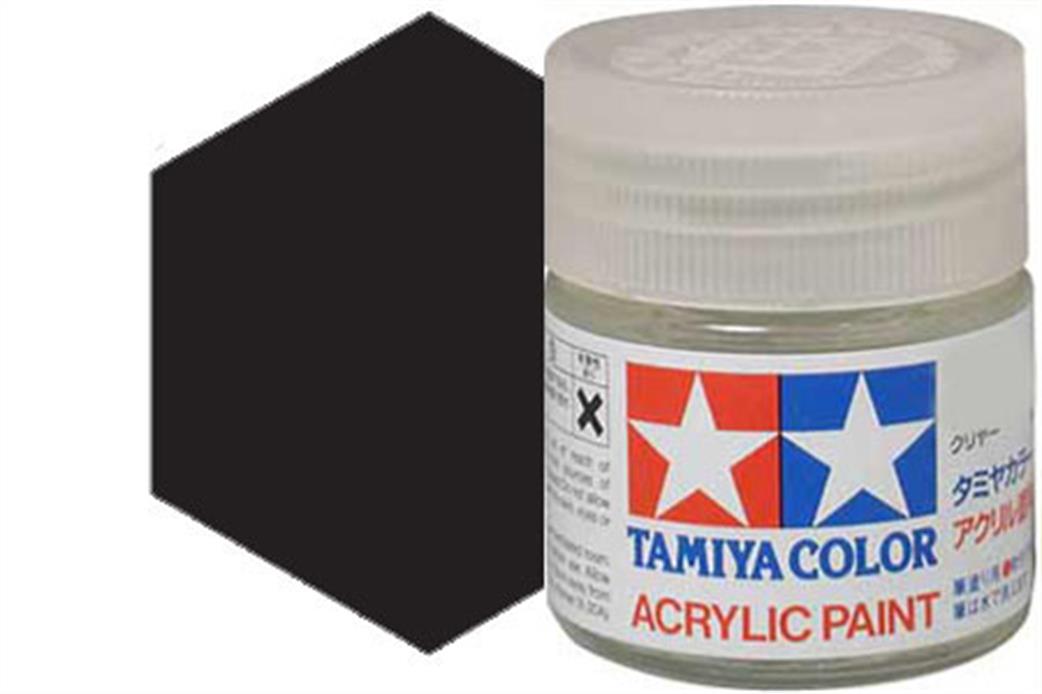 Tamiya  XF-1 XF1 Mini Acrylic Paint Flat Black 10ml