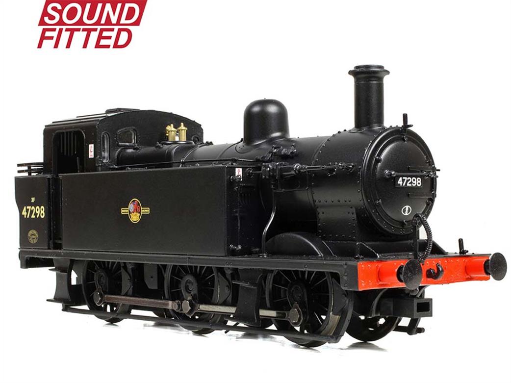 Bachmann OO 32-232ASF BR 47298 Fowler Class 3F 0-6-0T Jinty BR Black Late Crest DCC Sound