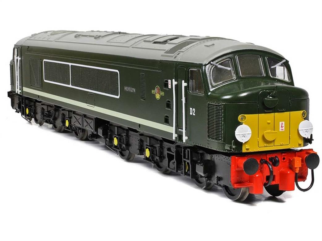 Bachmann OO 32-653 BR D2 Helvellyn Derby Type 4 Class 44 Diesel Locomotive Green Small Warning Panels