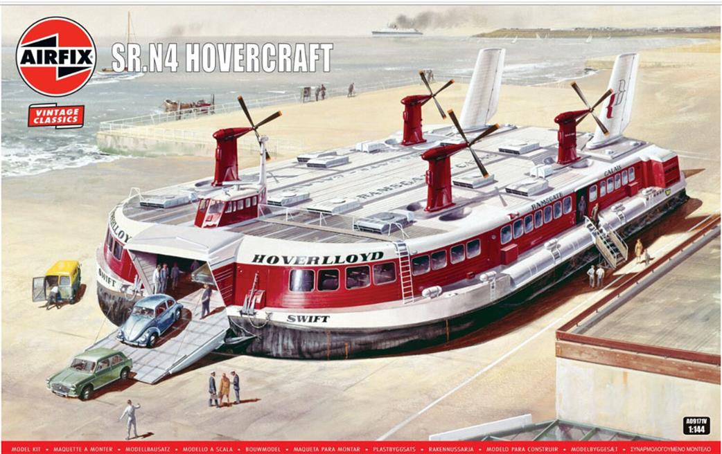 Airfix 1/144 A09171 BHC SRN4 Hovercraft Vintage Classic Plastic Kit