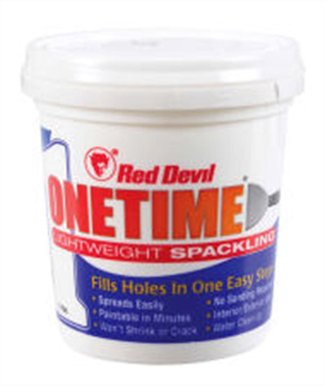 Red Devil Inc  RD600 Onetime Lightweight Filler 250ml